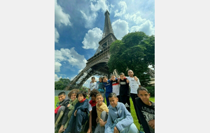 Visite de la tour Eiffel après le tournoi