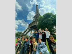 Visite de la tour Eiffel après le tournoi